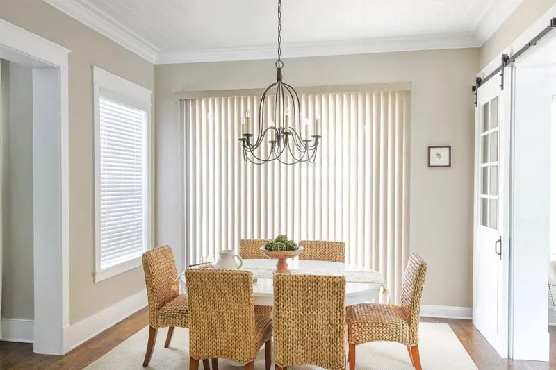 Vertical Blinds for Light and Privacy